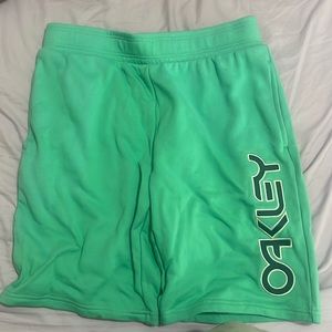 mint green boys champion shorts